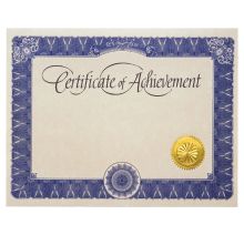 Image of Certificate of Achievement, from Canva, to be used for American Awards of Augusta Maine website.